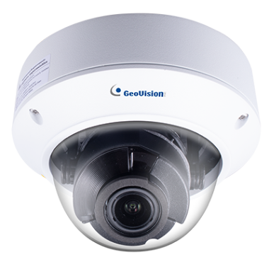 GeoVision 8,0 Mpixel, 2,8-12mm motoros objektív, kültéri IP TVD dóm kamera, 15fps
